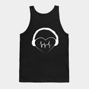 Listening to Heart ( White Edition ) Tank Top